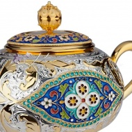 Сахарница с эмалью на 500 мл , арт №1442
