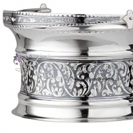 Конфетница с чернением 925 пробы , арт №6646/2