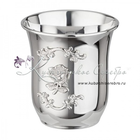 Стакан детский Роза 999 пробы на 150 мл 