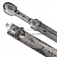 Кинжал из серебра, музейное исполнение, 60 см, арт №5014